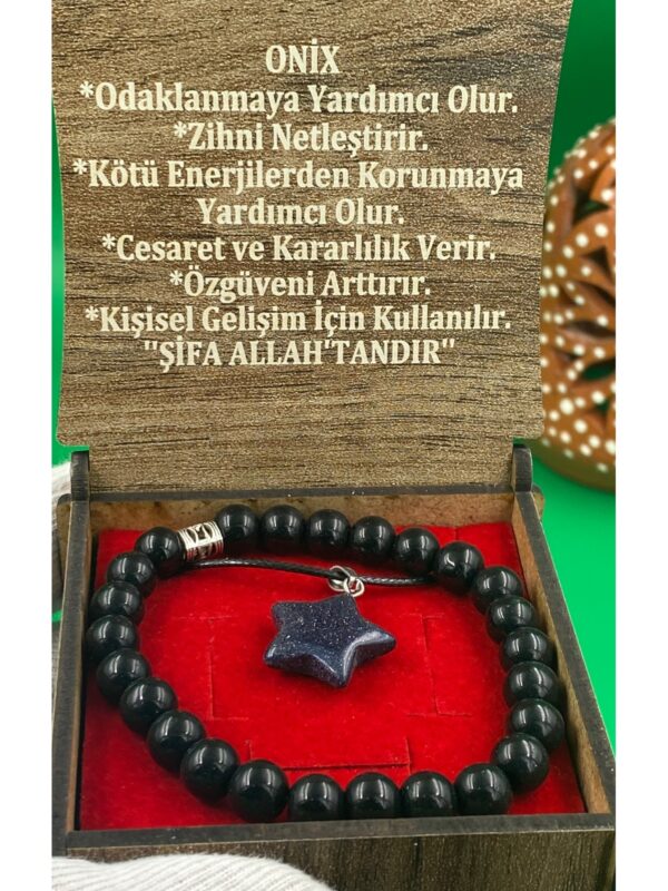 ONİX Kolye Bileklik Doğal Taş Seti - Görsel 2