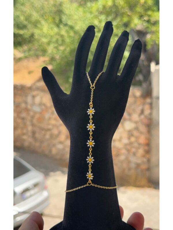 Kadın Gold Renk Papatya Model şahmeran - Görsel 2